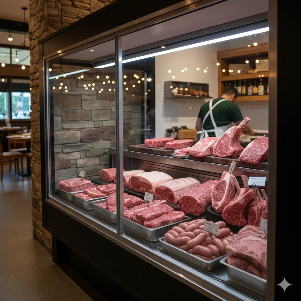 고기 쇼케이스