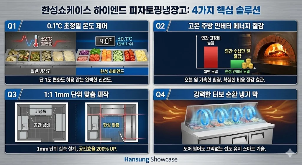 피자토핑냉장고