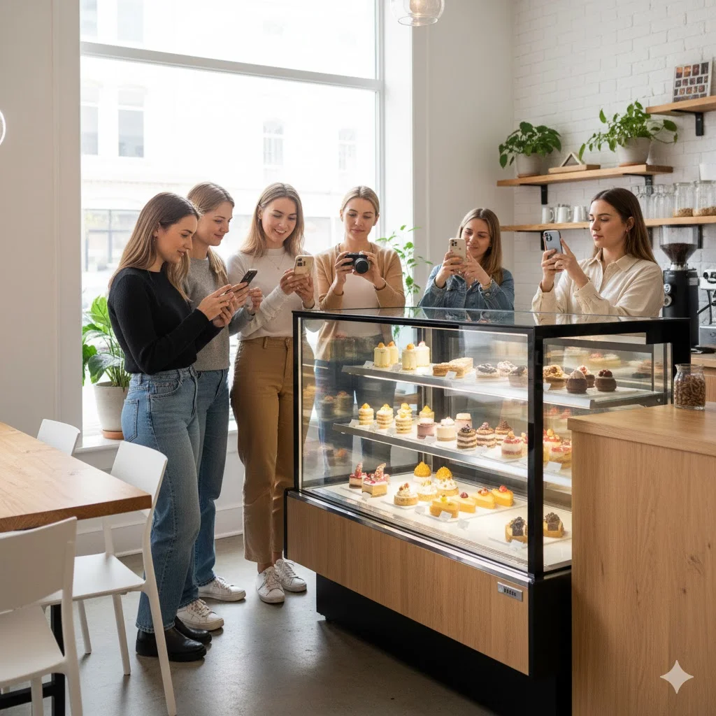 카페 쇼케이스 냉장고