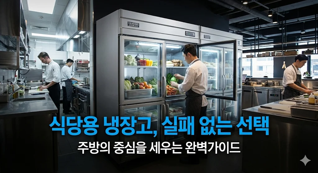 식당용냉장고