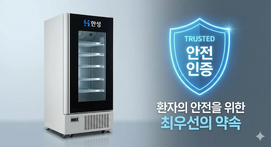 한성 프리미엄 백신냉장고의 신뢰도와 환자 안전 약속