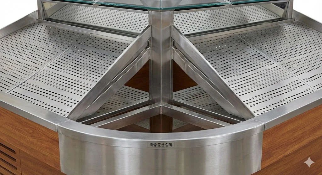 통풍과 하중을 고려한 과학적 구조: 신선도를 지키는 튼튼한 하드웨어