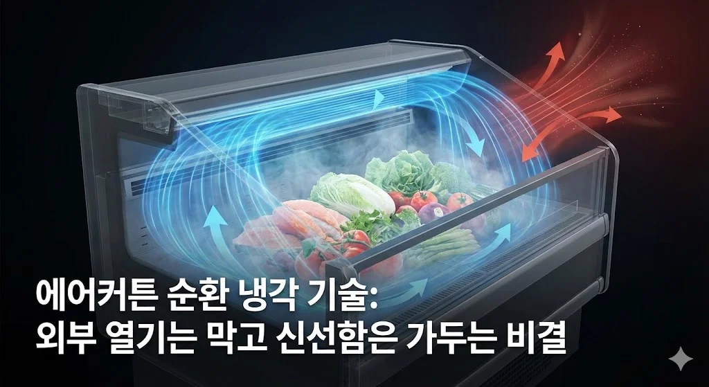 에어커튼 순환 냉각 기술