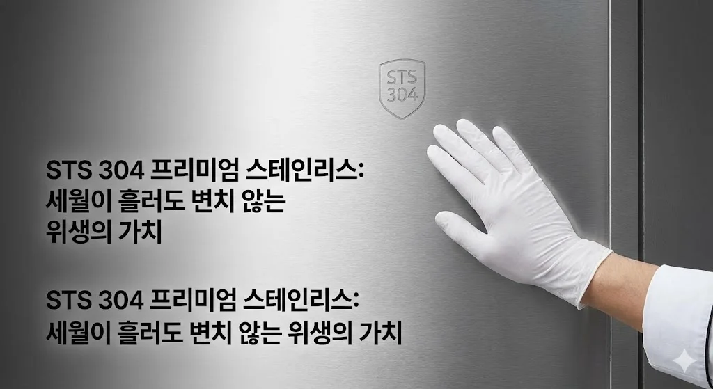 STS 304 프리미엄 스테인리스: 세월이 흘러도 변치 않는 위생의 가치