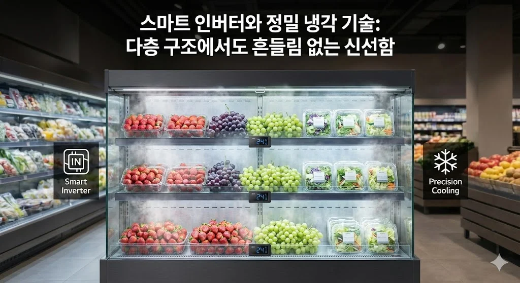 스마트 인버터와 정밀 냉각 기술: 다층 구조에서도 흔들림 없는 신선함
