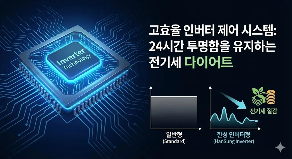 고효율 인버터 제어 시스템: 24시간 투명함을 유지하는 전기세 다이어트