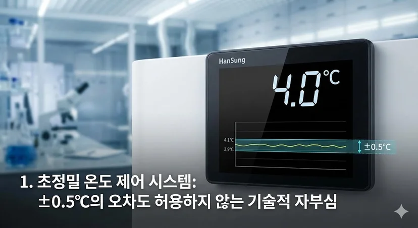 초정밀 온도 제어 시스템: ±0.5°C의 오차도 허용하지 않는 기술적 자부심