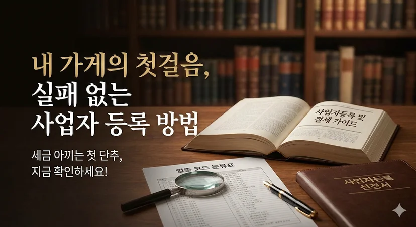 사업자 등록 방법