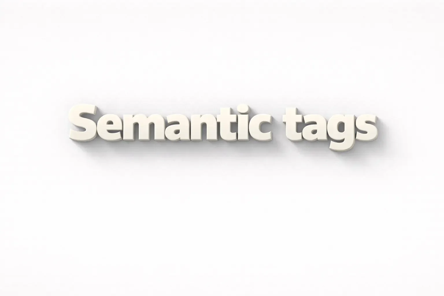 검색 최적화를 위한 시맨틱 태그