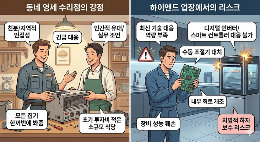 쇼케이스수리