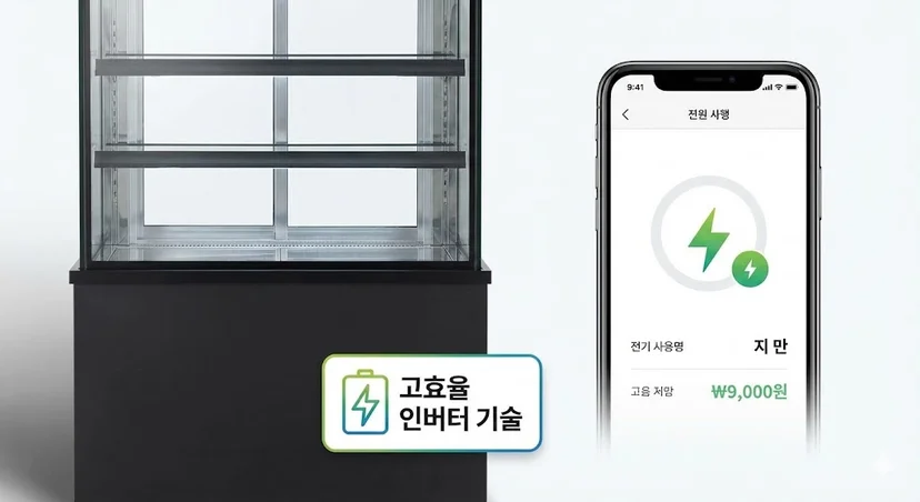 고효율 인버터 제어 기술 적용으로 전기세 부담을 덜어주는 2단 쇼케이스의 경제성