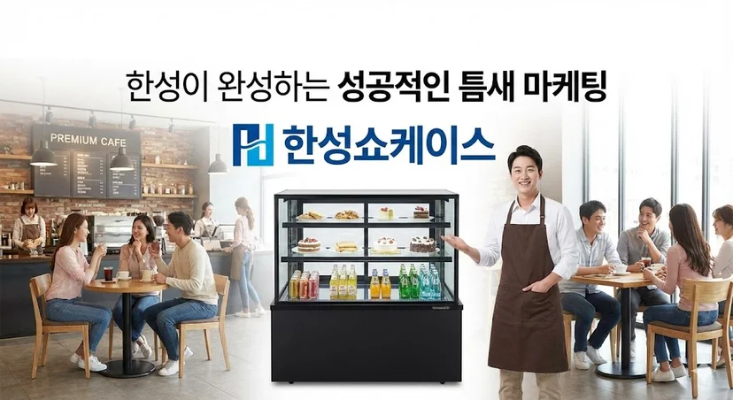 한성 쇼케이스와 함께 성공적인 틈새 마케팅을 이룬 프리미엄 매장의 활기찬 전경