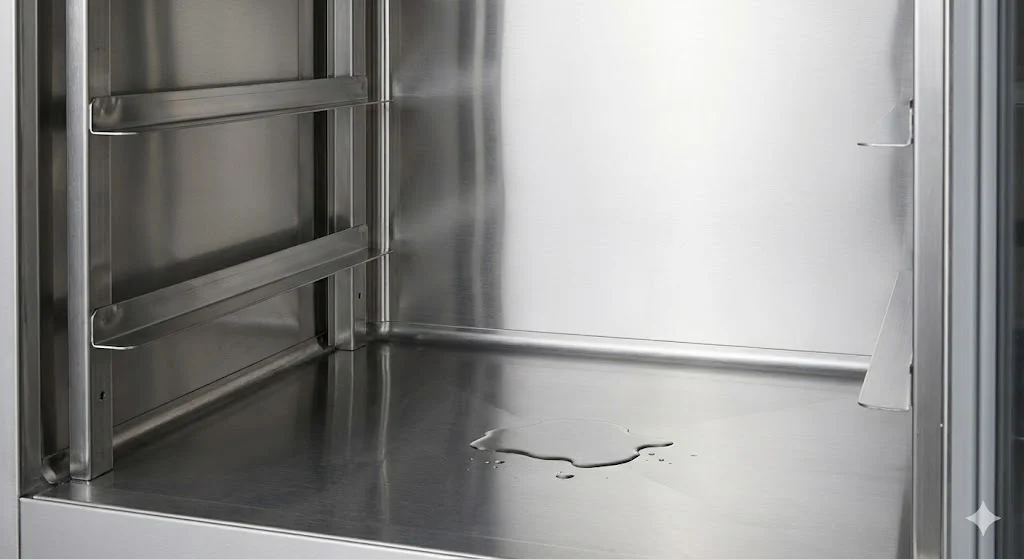 프리미엄 스테인리스(STS 304) 소재: 고온다습한 환경에서도 변치 않는 위생