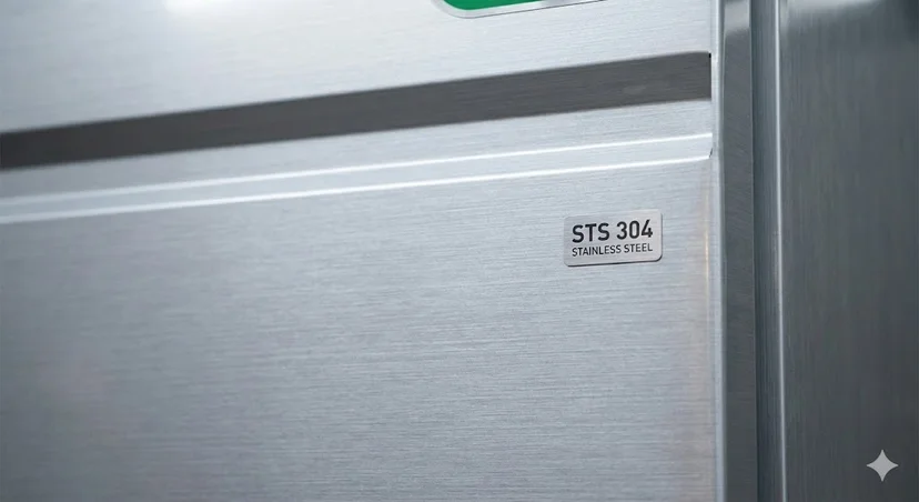 최고급 STS 304 스테인리스 스틸을 사용하여 습기와 오염에 강하며, 언제나 위생적이고 청결한 상태를 유지할 수 있습니다.