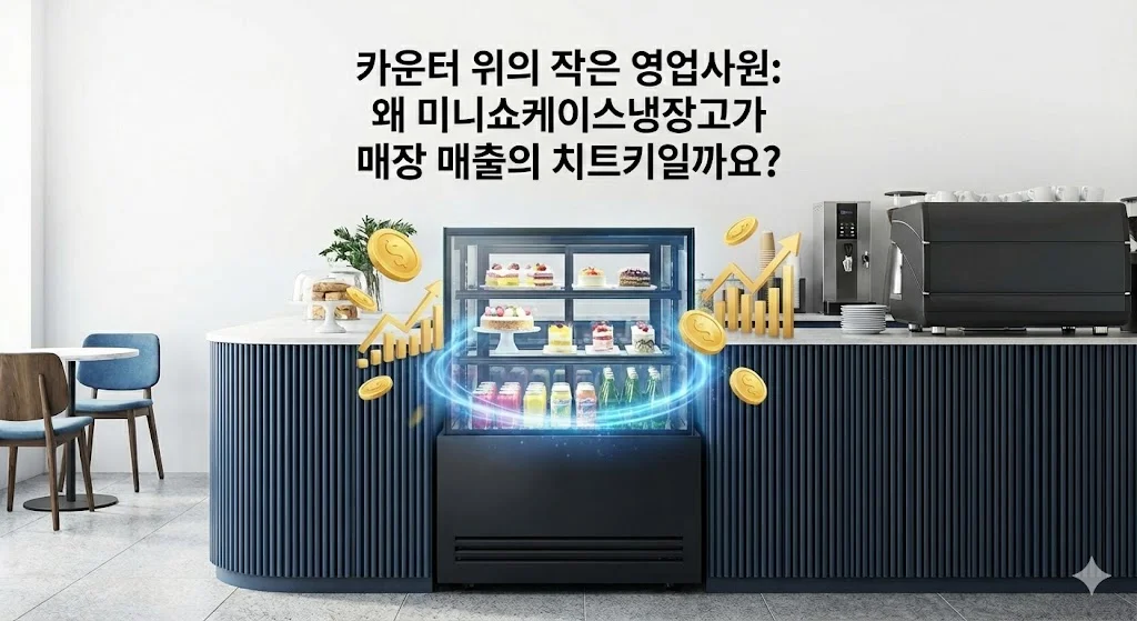 매출 치트키 미니쇼케이스냉장고