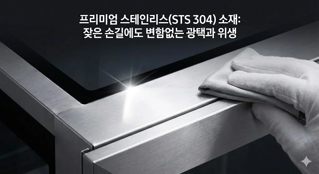 STS 304 소재 미니쇼케이스냉장고