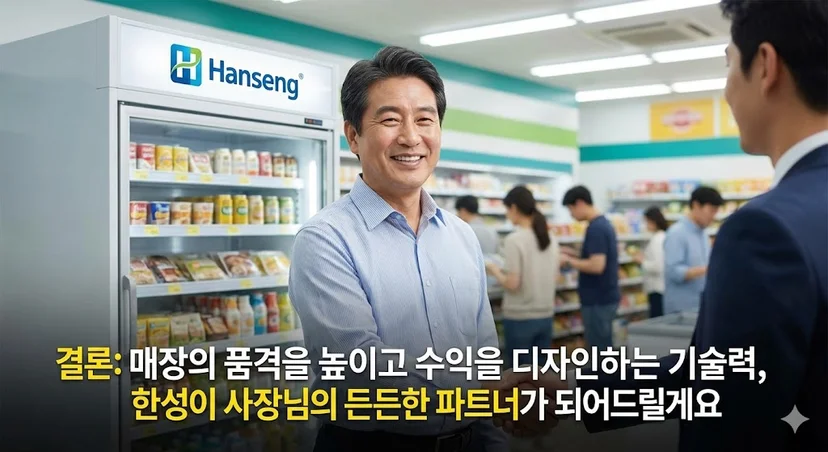 한성의 기술력은 단순한 진열대를 넘어 매장의 품격을 높이고 수익을 디자인하는 든든한 비즈니스 파트너가 되어 드립니다.