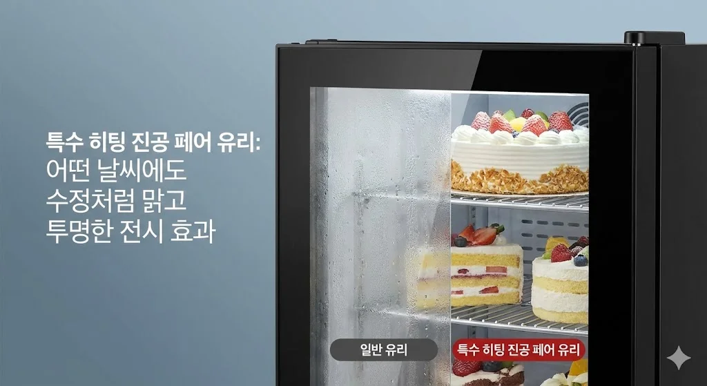 김서림 방지 특수 히팅 유리