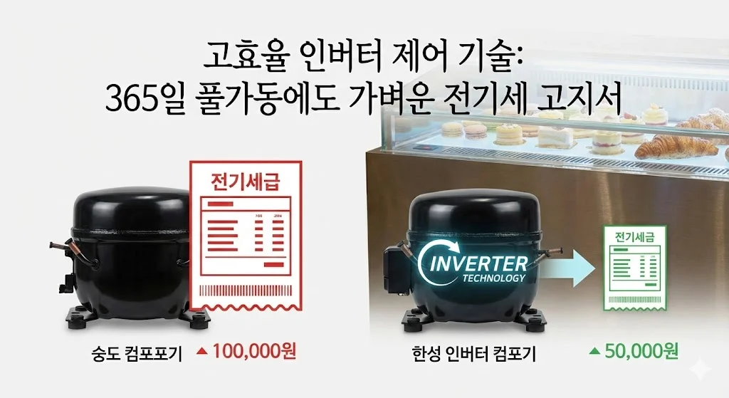 고효율 인버터 제어 기술로 전기세 부담 없는 365일 풀가동