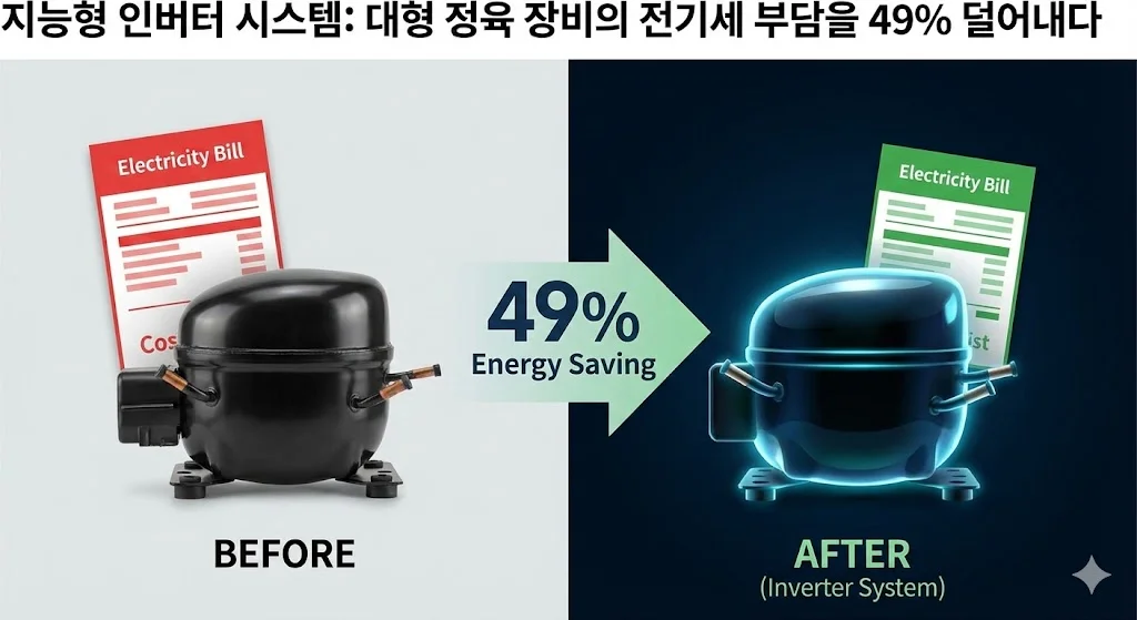 지능형 인버터 시스템 전기세 절감 비교
