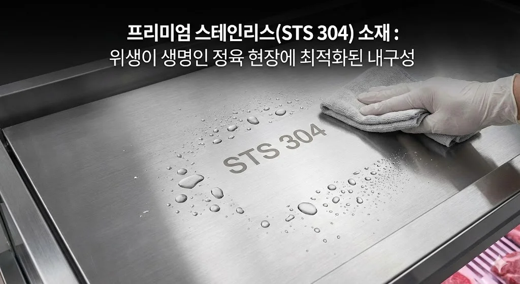 위생적인 프리미엄 스테인리스 STS 304