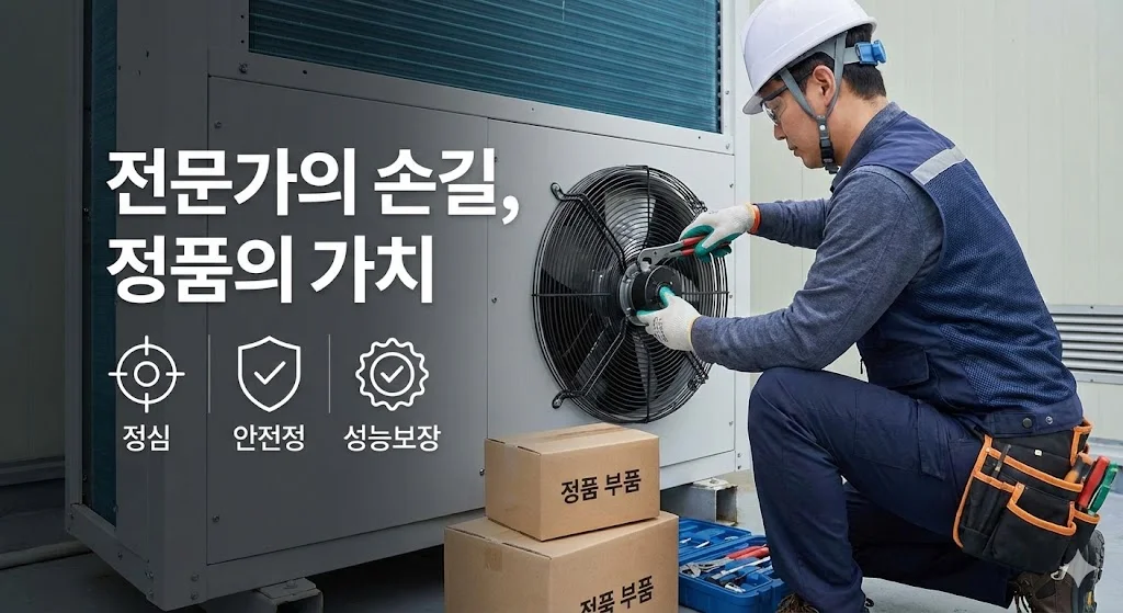 전문적인 교체 공정과 정품 부품 사용의 중요성