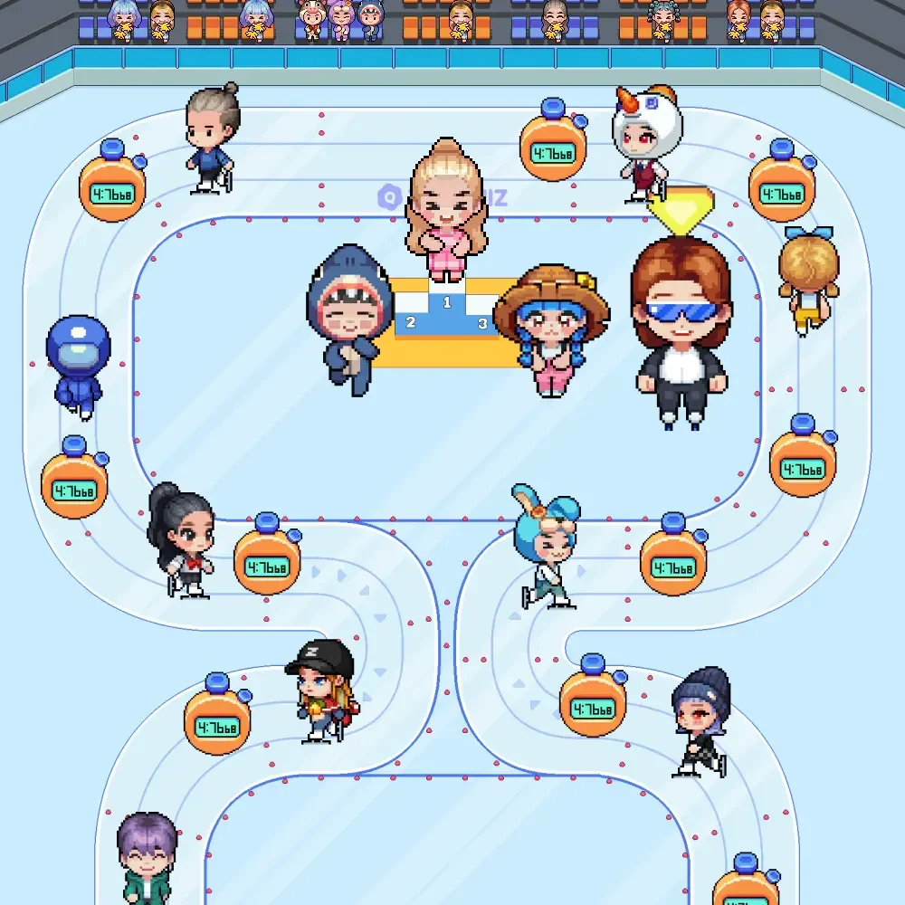 젭 퀴즈 아이스 링크 맵