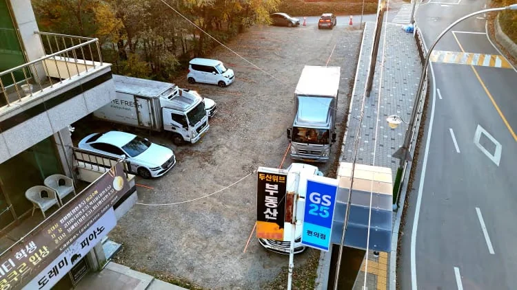 남양주 녹촌리 화물차 주차장