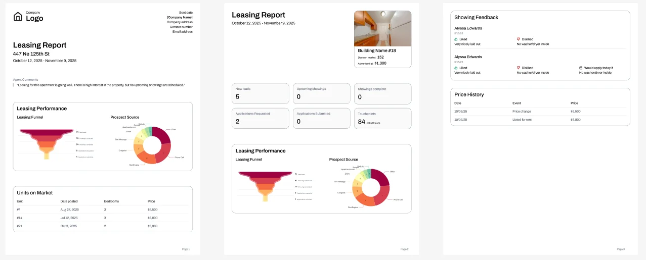 New owner reports for multifamily buildings now display both the building performance and individual units. 