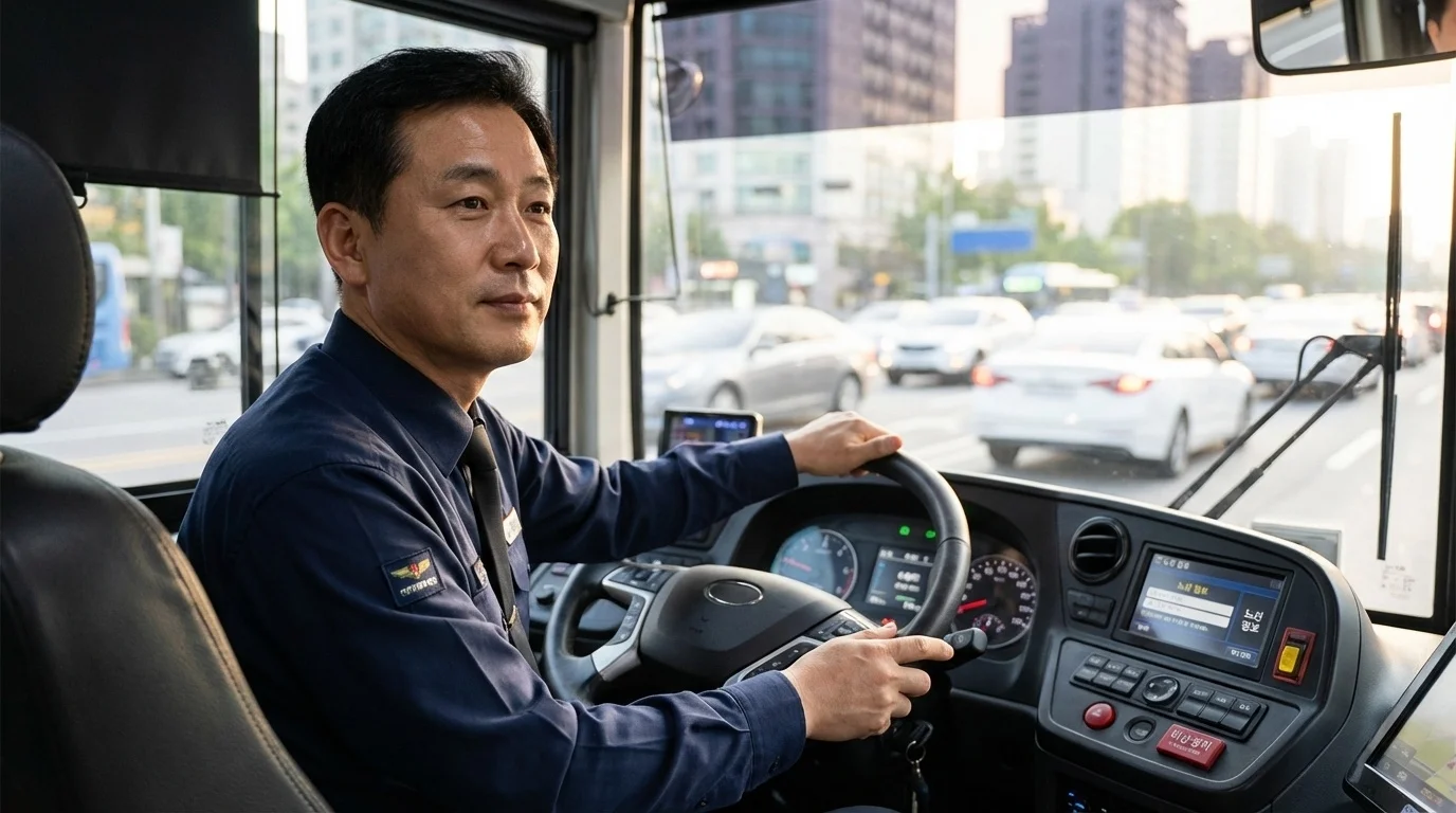 운수 종사자 휴게시간 보장 / AI 생성 이미지