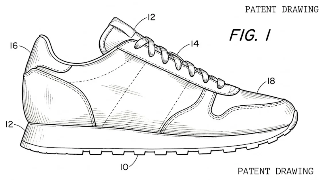 PCT 국제특허 규격에 맞게 라인드로잉으로 재작성된 도면 예시