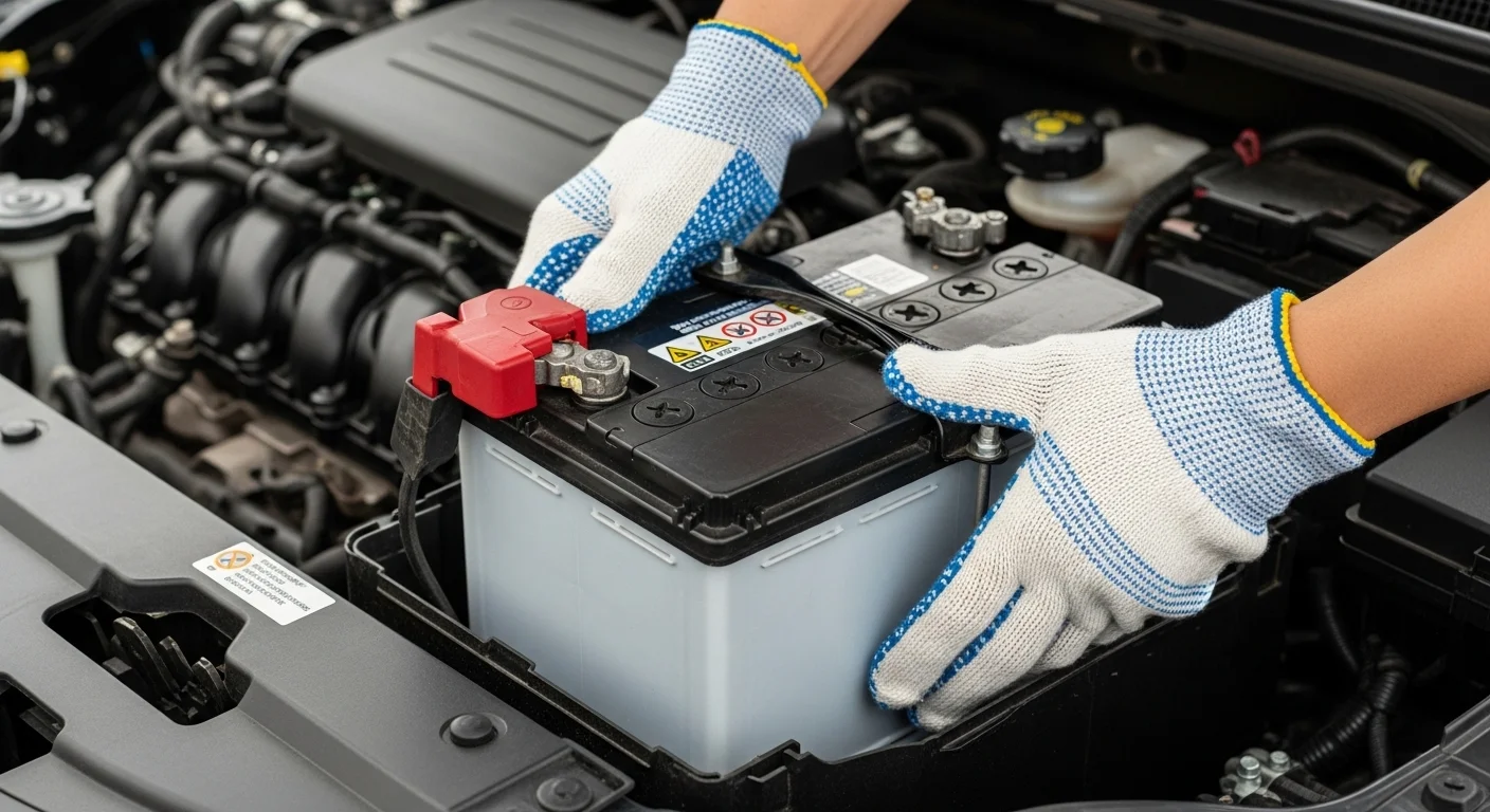 자동차 배터리 셀프 교체 방법 4단계 순서