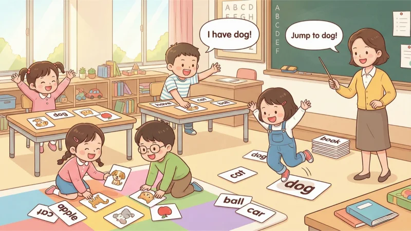 英语单词卡片  单词游戏  趣味教学