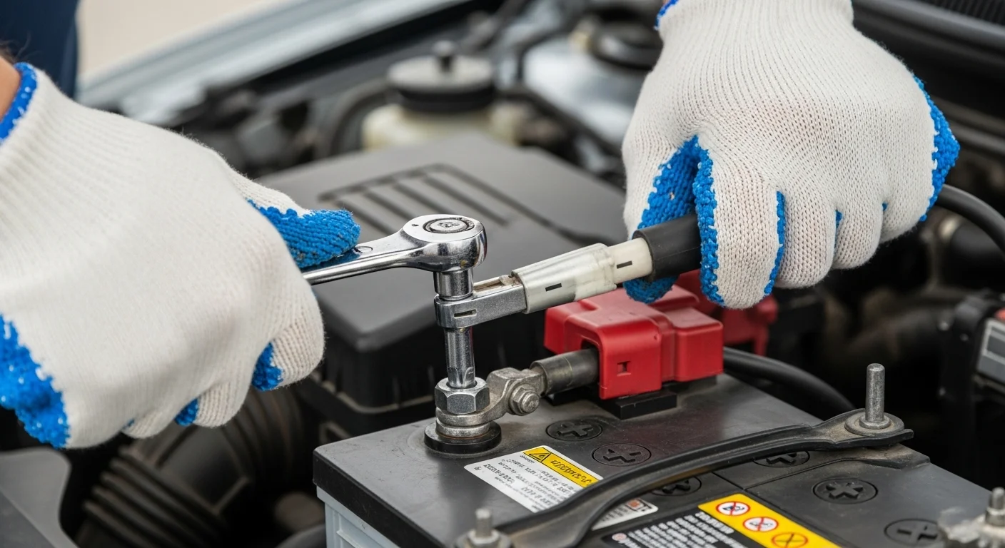 배터리 단자 교체