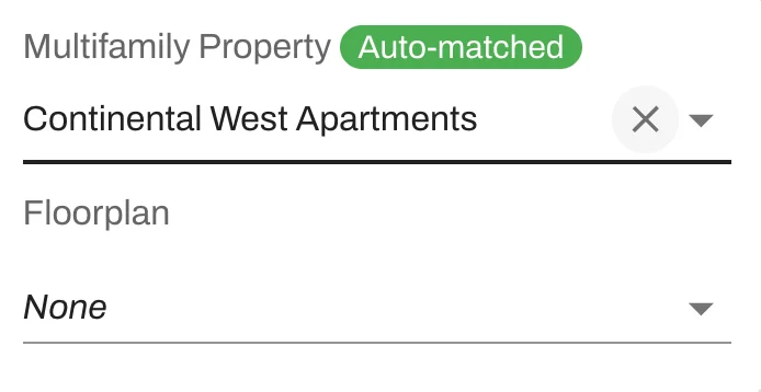 System remembers when you decline an auto-match and won't repeatedly prompt you to match the same property