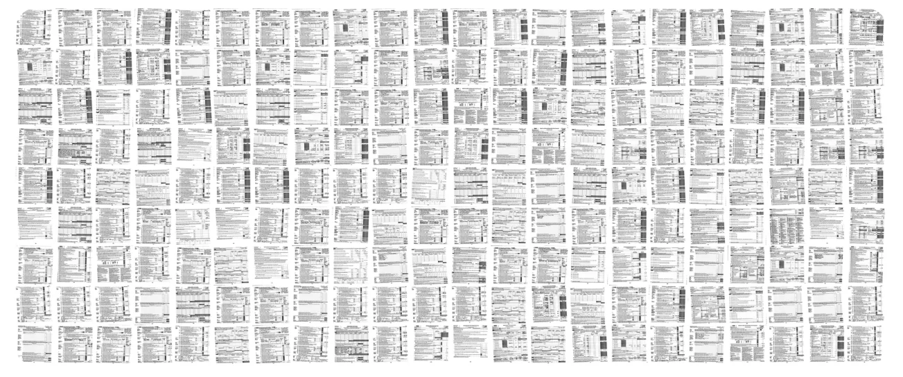수많은 세금 관련 문서들, 데이터클리닉으로 품질을 진단할 수 있어요.