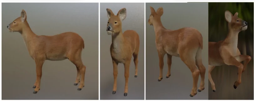 고라니 합성데이터 생성 성공!