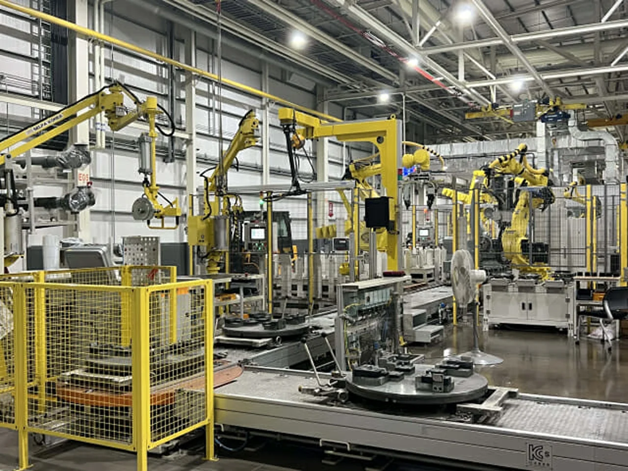 HD현대로보틱스 대구현풍공장 생산라인 조립 공정