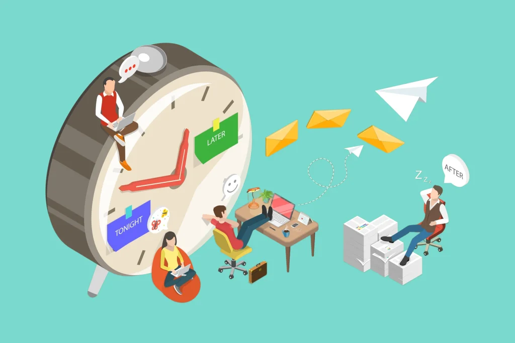 개개인의 업무 효율시간을 효율화 하여 생산성을 극대화