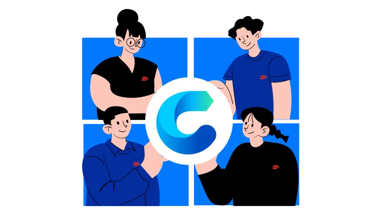 씨마켓을 이용하는 우체국 담당자들의 모습