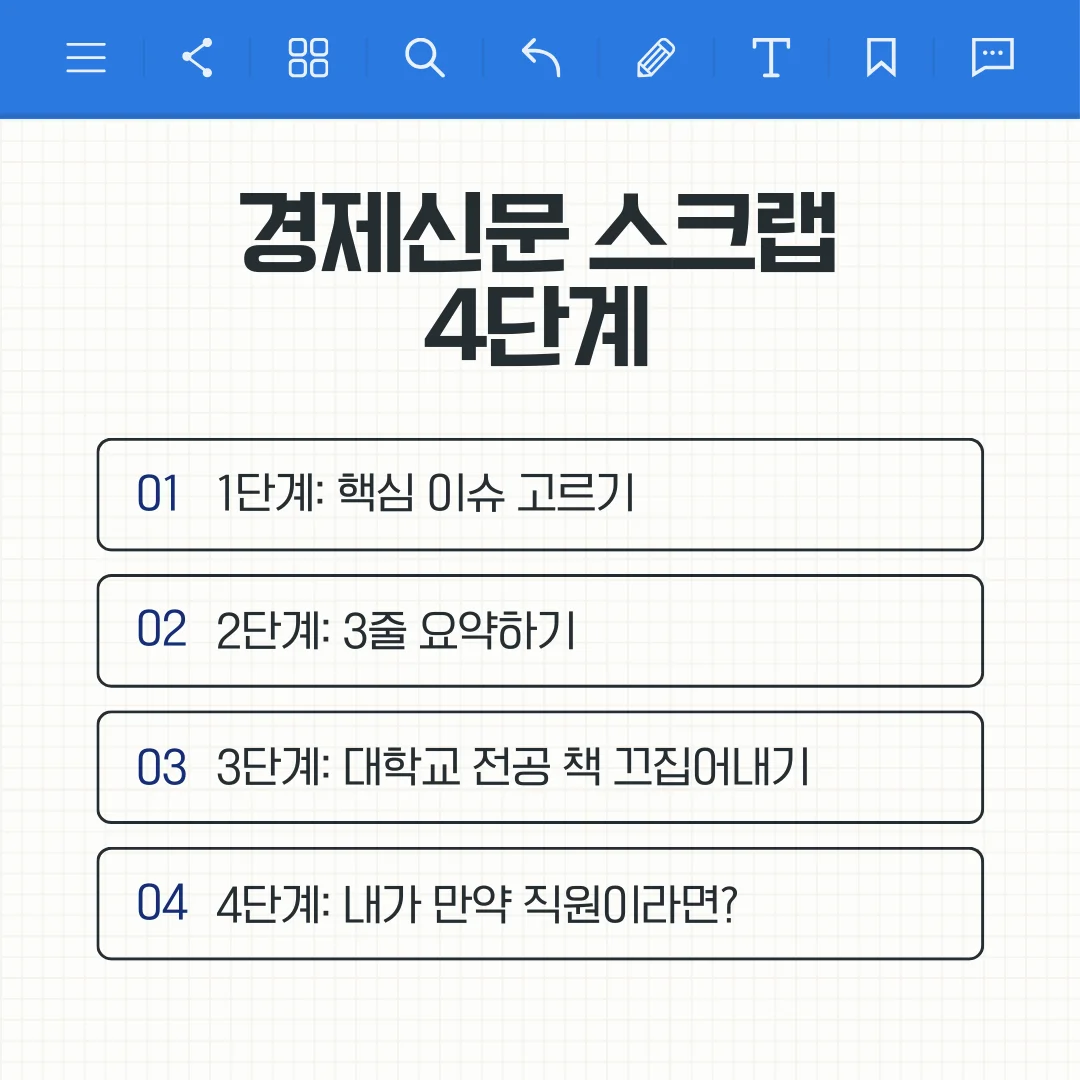 취린이 맞춤! '경제신문 스크랩' 아주 쉬운 4단계