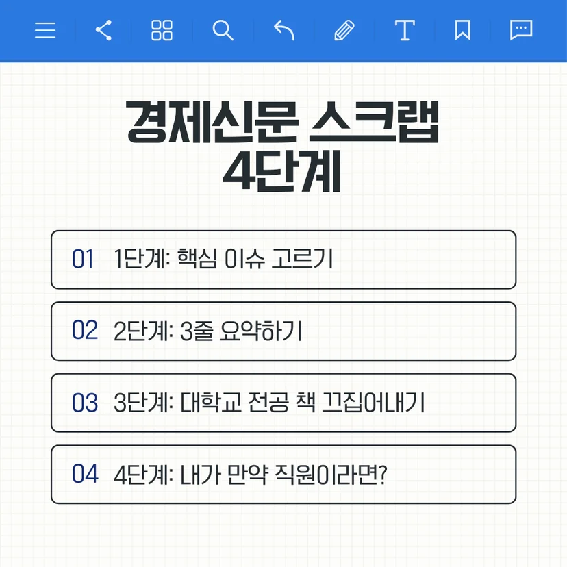 취린이 맞춤! '경제신문 스크랩' 아주 쉬운 4단계