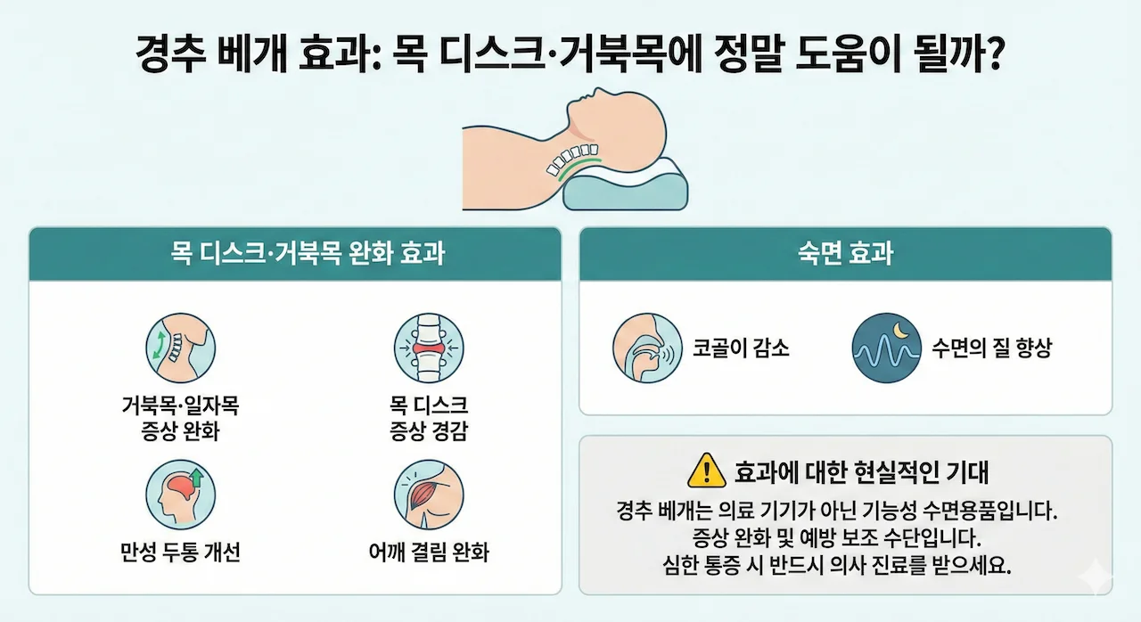 경추베개 효과