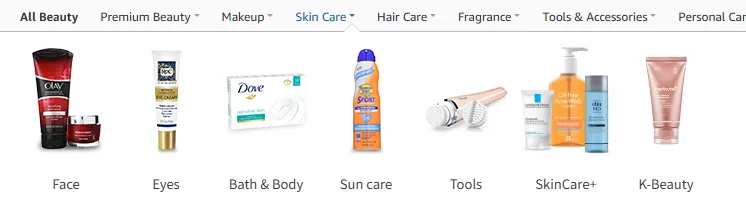 아마존-K-Beauty-카테고리-이미지