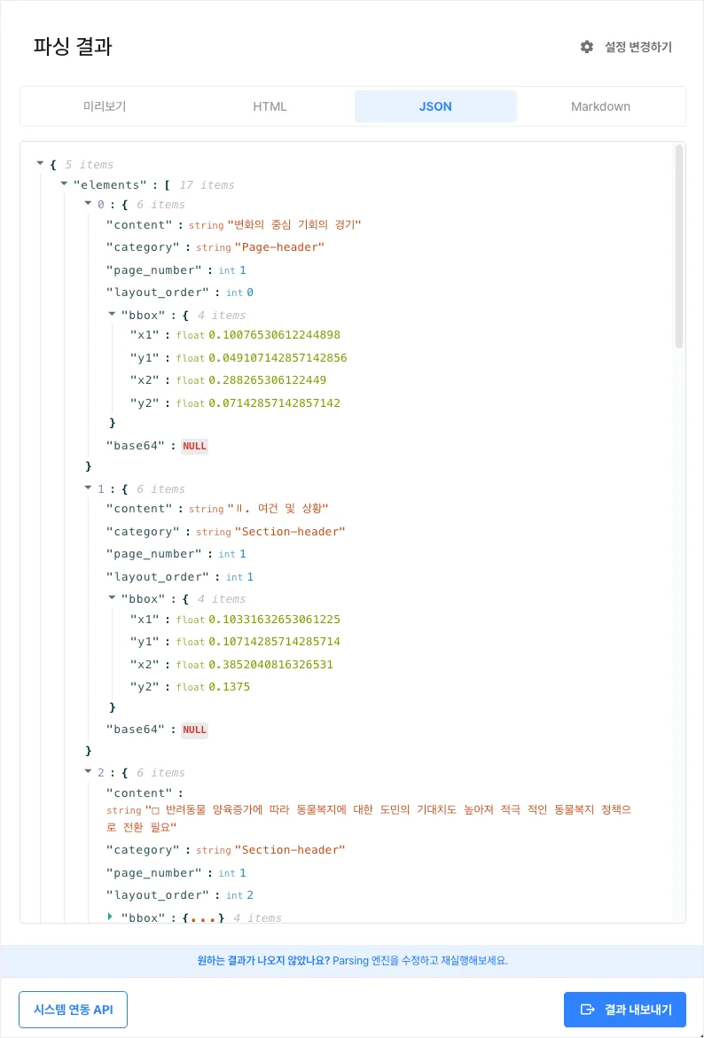 JSON Result