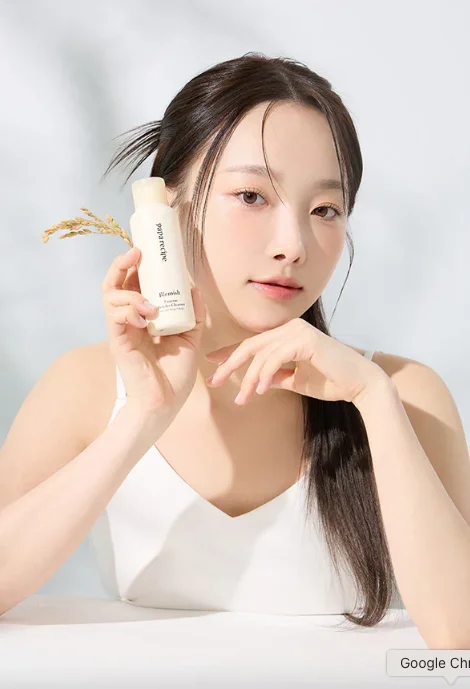 woman with papa recipe blemish enzyme cleanser