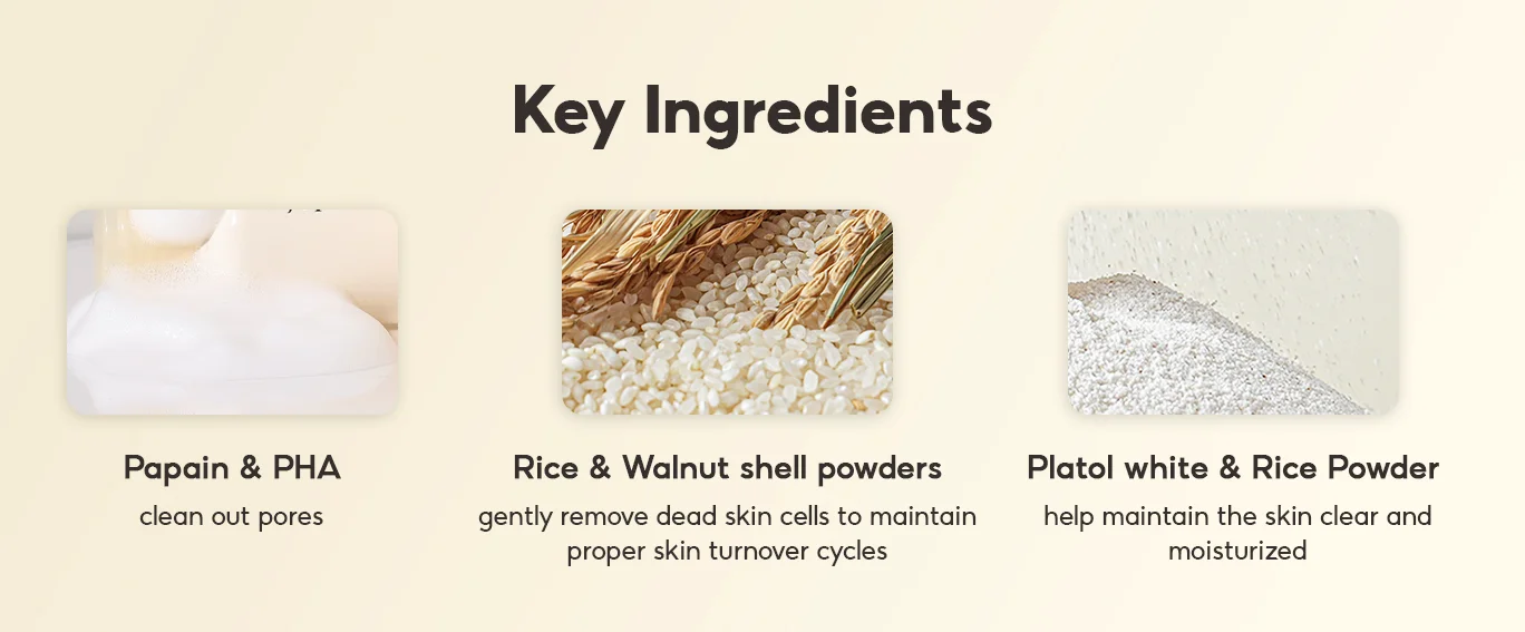 Ingredients in papa recipe enzyme cleanser 