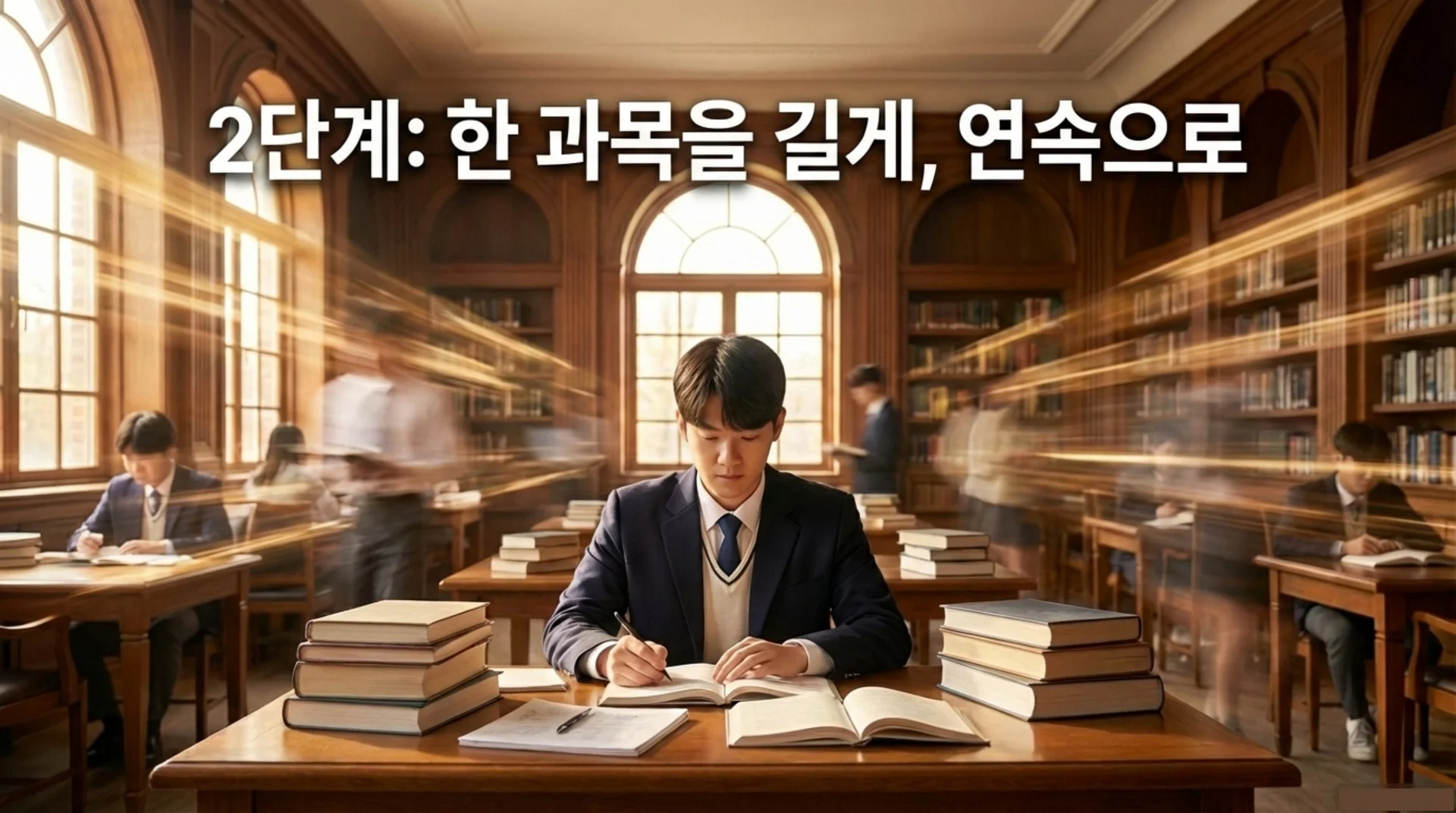 몰입학습 2단계 한 과목 길게 연속 공부 집중력 높이는 법