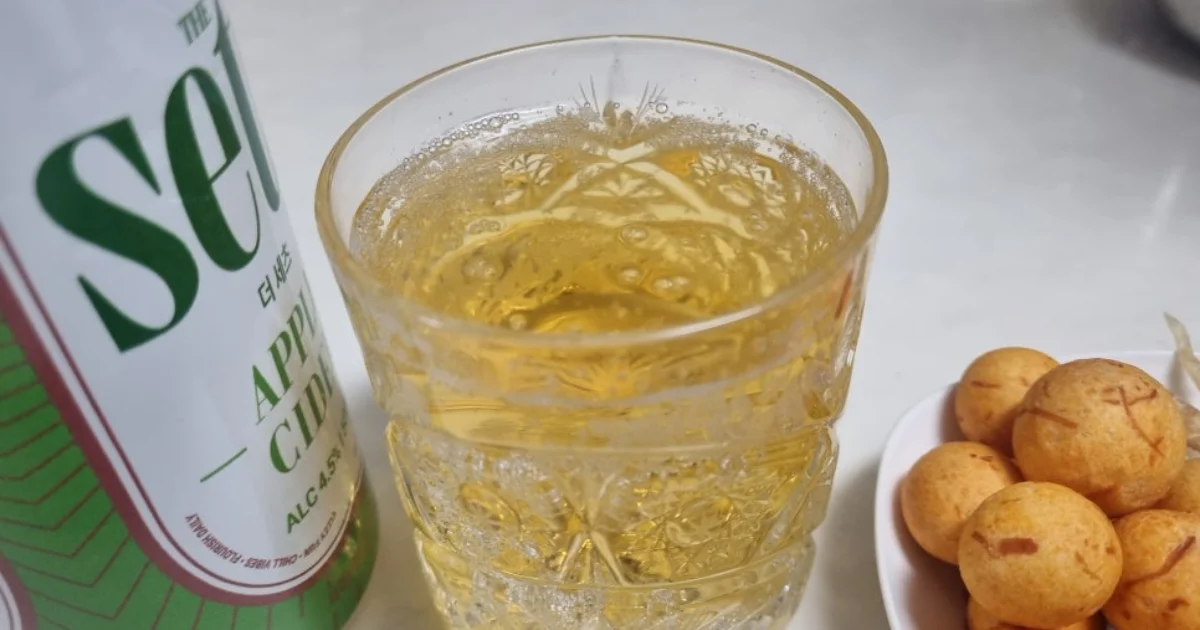 간편한 안주로도 알맞는 더세츠 애플사이더