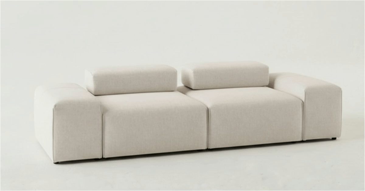 아이오와 원단의 세라티 피터 3인용 소파